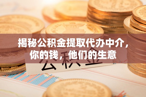 秀峰揭秘公积金提取代办中介，你的钱，他们的生意