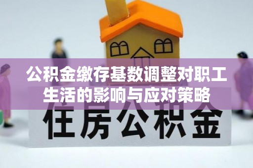秀峰公积金缴存基数调整对职工生活的影响与应对策略